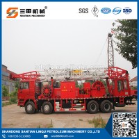 API standard Diesel & electrical doubl workover drilling rig